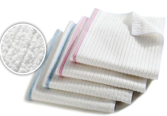 Color Coded Car Cleaning Towel Split Sufficiently White Microfiber Towels